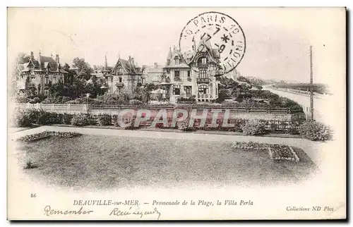 Cartes postales Deauville Sur Mer Promenade de la Plage La Villa Dalfus