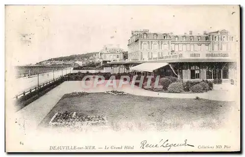 Cartes postales Deauville Sur Mer Le Grand Hotel