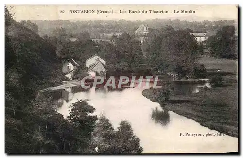 Cartes postales Pontarion Les Bords du Thaurion Le moulin