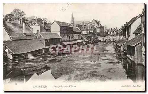 Cartes postales Chartres Vue Prise Sur L&#39Eure Lavoir