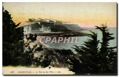 Cartes postales Granville Le Roc Vu des Pins