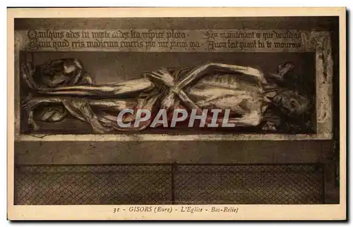 Cartes postales Gisors L'Eglise Bas relief