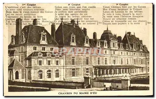 Cartes postales Chanson Du Maire D'Eu