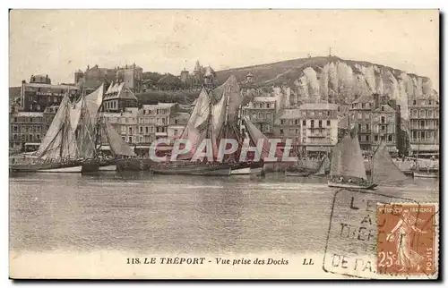 Cartes postales Le Treport Vue Prise des Docks