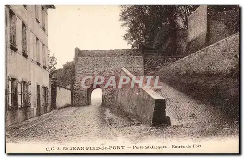 Cartes postales St Jean Pied De Port Porte St Jacques Entree du fort