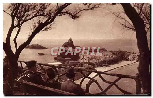 Cartes postales Biarritz Le Rocher de la Vierge