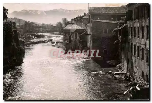 Cartes postales Oloron Ste Marie Le Gave d&#39Aspe et les Pyrenees