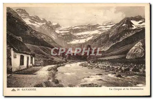 Cartes postales Gavarnie Le Cirque et la Chaumiere