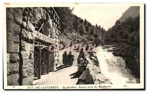 Ansichtskarte AK Env De Cauterets La Raillere Source Mere du Mauhourat