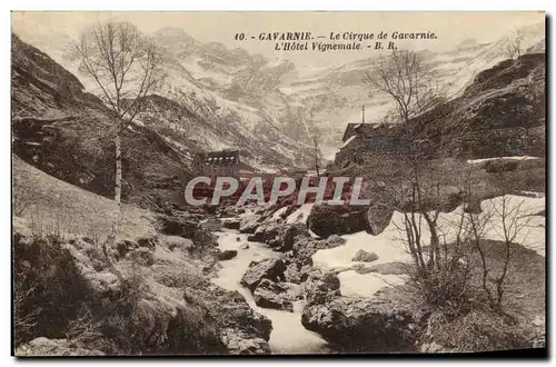 Cartes postales Gavarnie Le Cirque de Gavarnie L&#39Hotel Vignemate