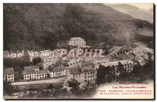 Cartes postales Bareges Partie Superieure De La Station Hopital Ste Eugenie