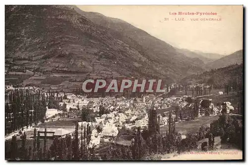 Cartes postales Les Hautes Pyrenees Luz Vue Generale