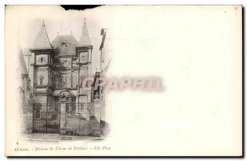 Cartes postales Orleans Maison de Diane de Poitiers