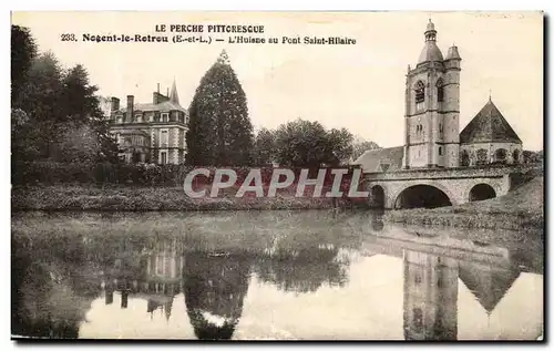 Ansichtskarte AK Le Perche Pittoresque Nogent le Rotrou l&#39Huisne au Pont Saint Hilaire