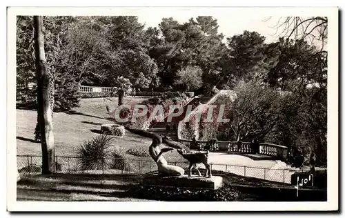 Moderne Karte Nimes Jardin de la Fontaine Les Bains Romains