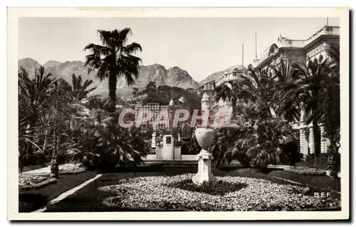 Moderne Karte Menton Le Jardin Public