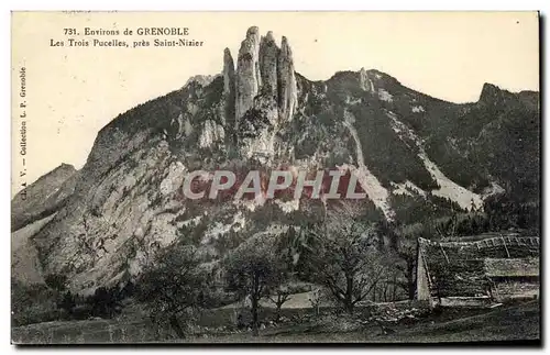 Cartes postales Environs de Grenoble Les Trois Pucelles pres Saint Nizier