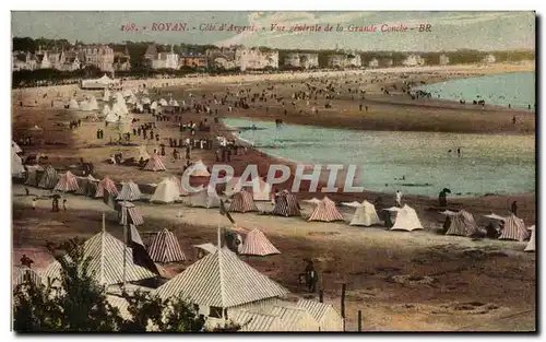 Cartes postales Royan Cote d&#39Argent Vue Generale de la Grande Conche