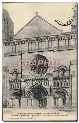 Cartes postales Thouars Eglise St Medard