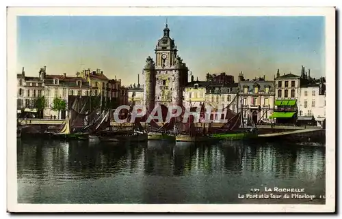 Cartes postales la Rochelle Le port et la tour de l&#39horloge