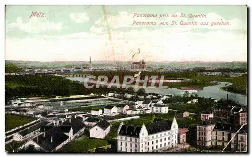 Cartes postales Metz Panorama Pris du St Quentin