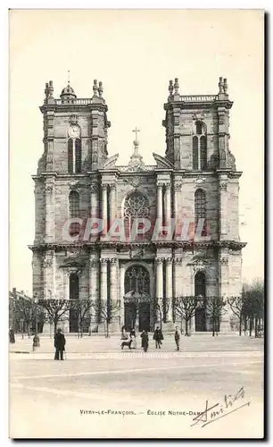 Cartes postales Vitry Le Francois Eglise Notre Dame