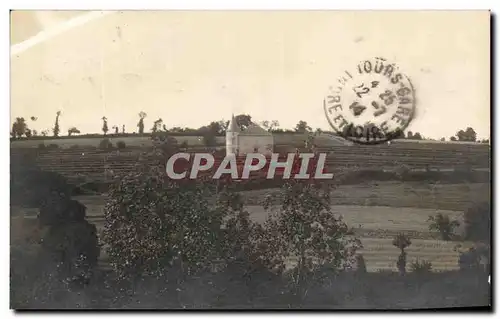 CARTE PHOTO Indre et Loire Chateau La Celle