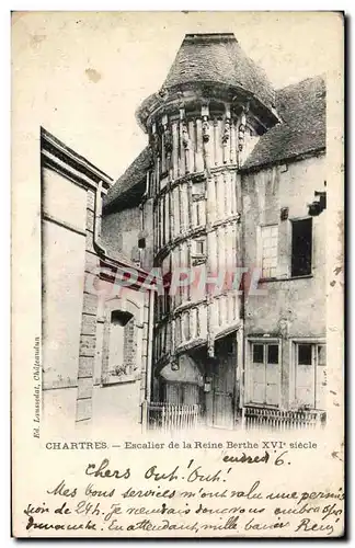 Cartes postales Chartres Escalier De La Reine Berthe