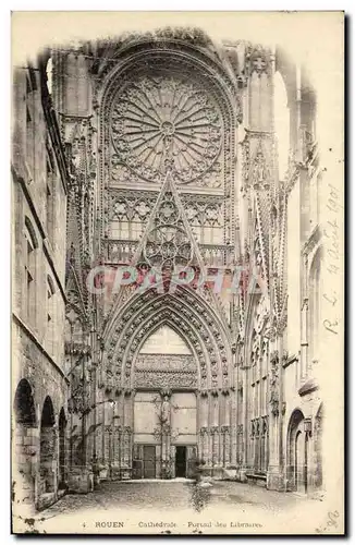 Ansichtskarte AK Rouen Cathedrale Portail des Libraires