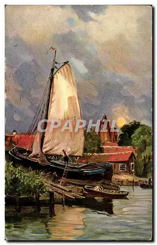 Cartes postales Bateau de peche