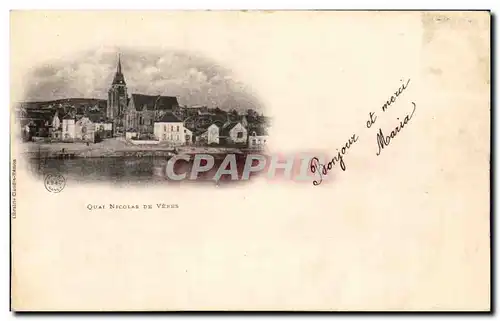 Cartes postales Quai Nicolas De Veres