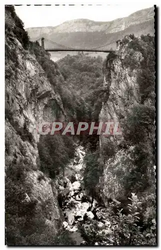 Ansichtskarte AK Le Pont De L&#39Abime Surplombe le Cheran