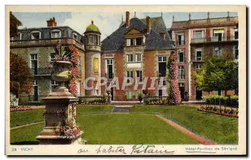 Cartes postales Vichy Hotel Pavillon de Sevigne