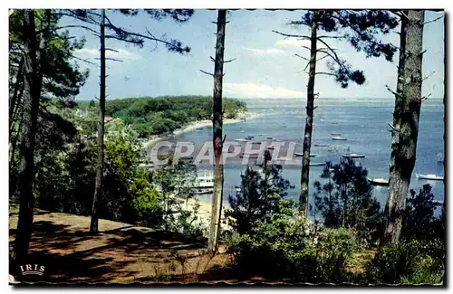 Ansichtskarte AK Bassin D&#39Arcachon Vue sur la Pointe aux Chevaux Grand Piquey