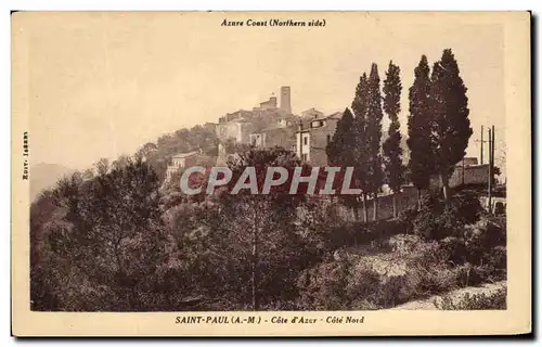 Cartes postales Saint Paul Cote d Azur Cote Nord