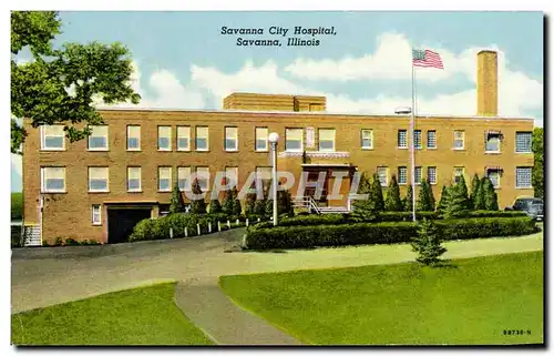 Cartes postales Savanna City Hospital Savanna Illinois