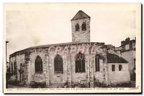 Cartes postales Montlucon L&#39Eglise Notre Dame