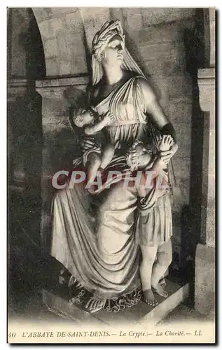 Cartes postales L'Abbaye De Saint Denis Le Crypte La Charite