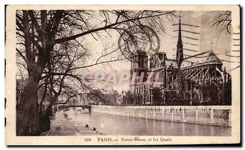 Ansichtskarte AK Paris Notre Dame Et Les Quais