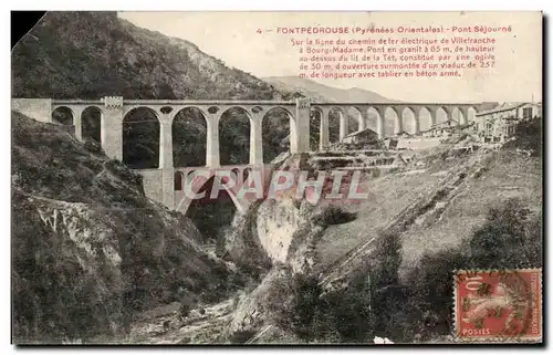 Cartes postales Fontpedrouse Pont Sejourne