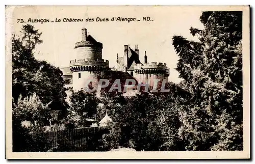 Cartes postales Alencon Le Chateau Des Ducs D&#39Alencon