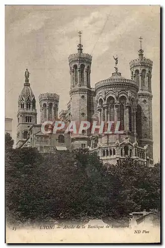 Ansichtskarte AK Lyon Abside De La Basilique De Fourviere