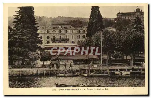 Cartes postales Evian Les Bains Le Grand Hotel