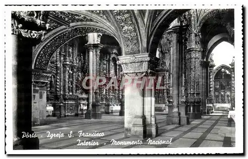 Cartes postales Porto Igreja de Interiar Monumente nacional
