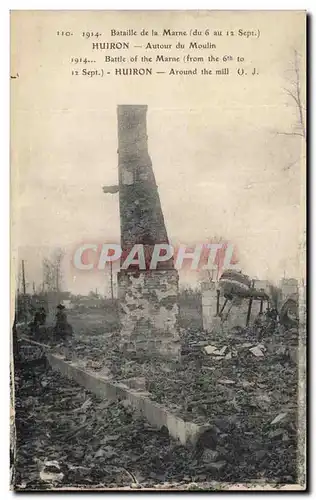 Ansichtskarte AK Bataille de la Marne Huiron Autour du Moulin Militaria