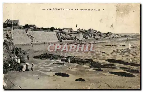 Cartes postales La Bernerie Panorama De La Plage