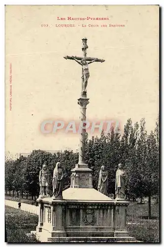 Cartes postales Lourdes La Croix Des Bretons