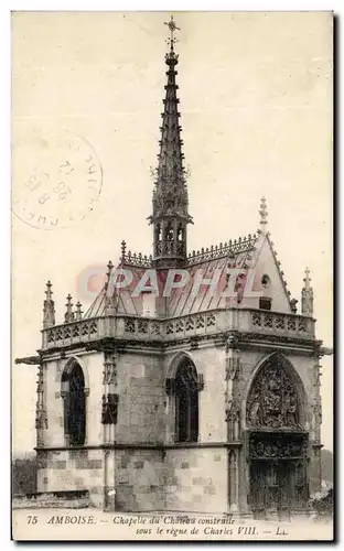 Cartes postales Amboise Chapelle du Chateau