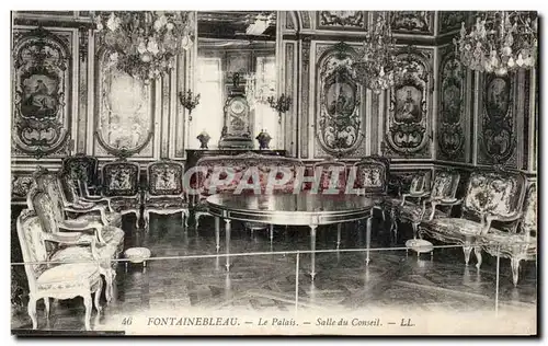 Cartes postales Fontainebleau Le Palais Salle du Conseil