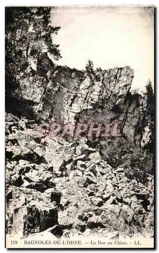 Cartes postales Bagnoles De L'orne Le Roc au Chien